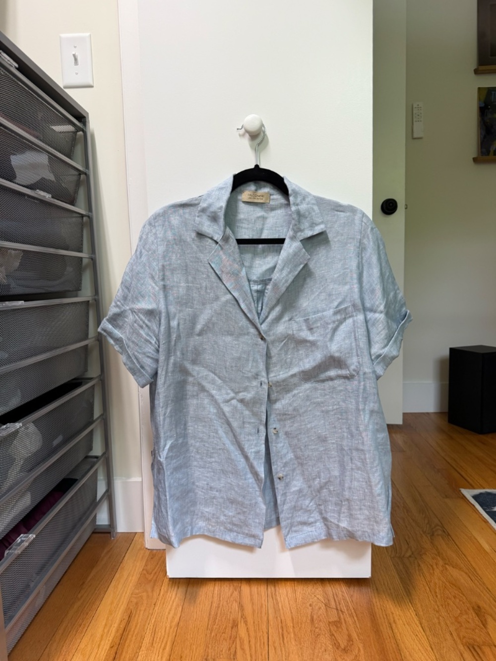 Falconeri Linen Short Sleeve Button Up